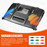 Replacement Hood Vented Heat Dispersion Fits for 2007 - 2018 Jeep Wrangler JK JKU - Fab Heavy Parts