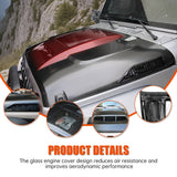 Replacement Hood Vented Heat Dispersion Fits for 2007 - 2018 Jeep Wrangler JK JKU - Fab Heavy Parts