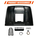 Replacement Hood Vented Heat Dispersion Fits for 2007 - 2018 Jeep Wrangler JK JKU - Fab Heavy Parts