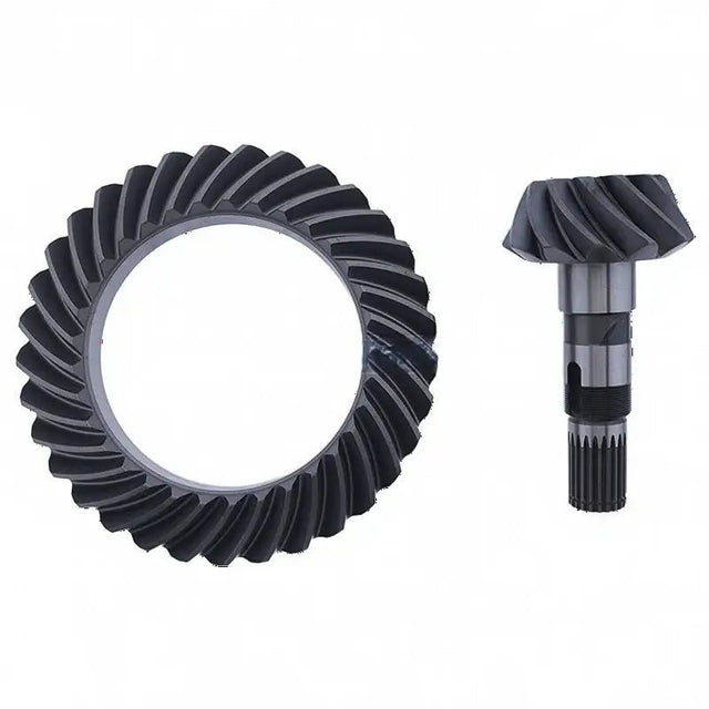 Ring and Pinion Gears CA0068346 for Komatsu Backhoe Loader WB97R - 5E0 WB93R - 5 WB91R - 5 WB156PS - 5 WB142 - 5 WB146 - 5 - Fab Heavy Parts