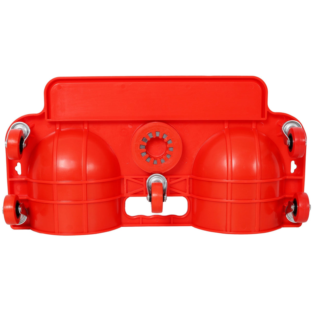 Rolling Knee Creeper Durable Knee Pads with 360 Degree Turn Casters and Tool Tray for Garage Workshop Garden - Red - Fab Heavy Parts
