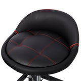 Rolling Padded Shop Seat with Wheels Adjustable Height Mechanic Stool for Garage Workshop Home - Fab Heavy Parts