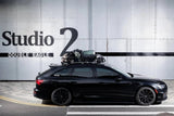 Roof Rack Basket With Net Rooftop Steel Roof Rack Cargo Carrier with 250 Lbs Capacity Extension Black Car Top Luggage Holder 64"x 39" Universal for SUV Wagon Seden - Fab Heavy Parts