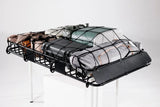 Roof Rack Basket With Net Rooftop Steel Roof Rack Cargo Carrier with 250 Lbs Capacity Extension Black Car Top Luggage Holder 64"x 39" Universal for SUV Wagon Seden - Fab Heavy Parts