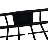 Rooftop Cargo Carrier Basket Motoring Roof Rack Top Mount Rack 64" Capacity 150 lbs - Black - Fab Heavy Parts