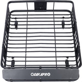 Rooftop Cargo Carrier Basket Motoring Roof Rack Top Mount Rack 64" Capacity 150 lbs - Black - Fab Heavy Parts