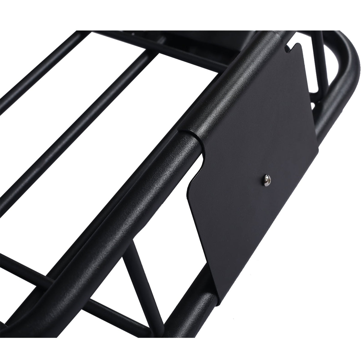 Rooftop Cargo Carrier Basket Rack Mount 42" Steel - Black - Fab Heavy Parts