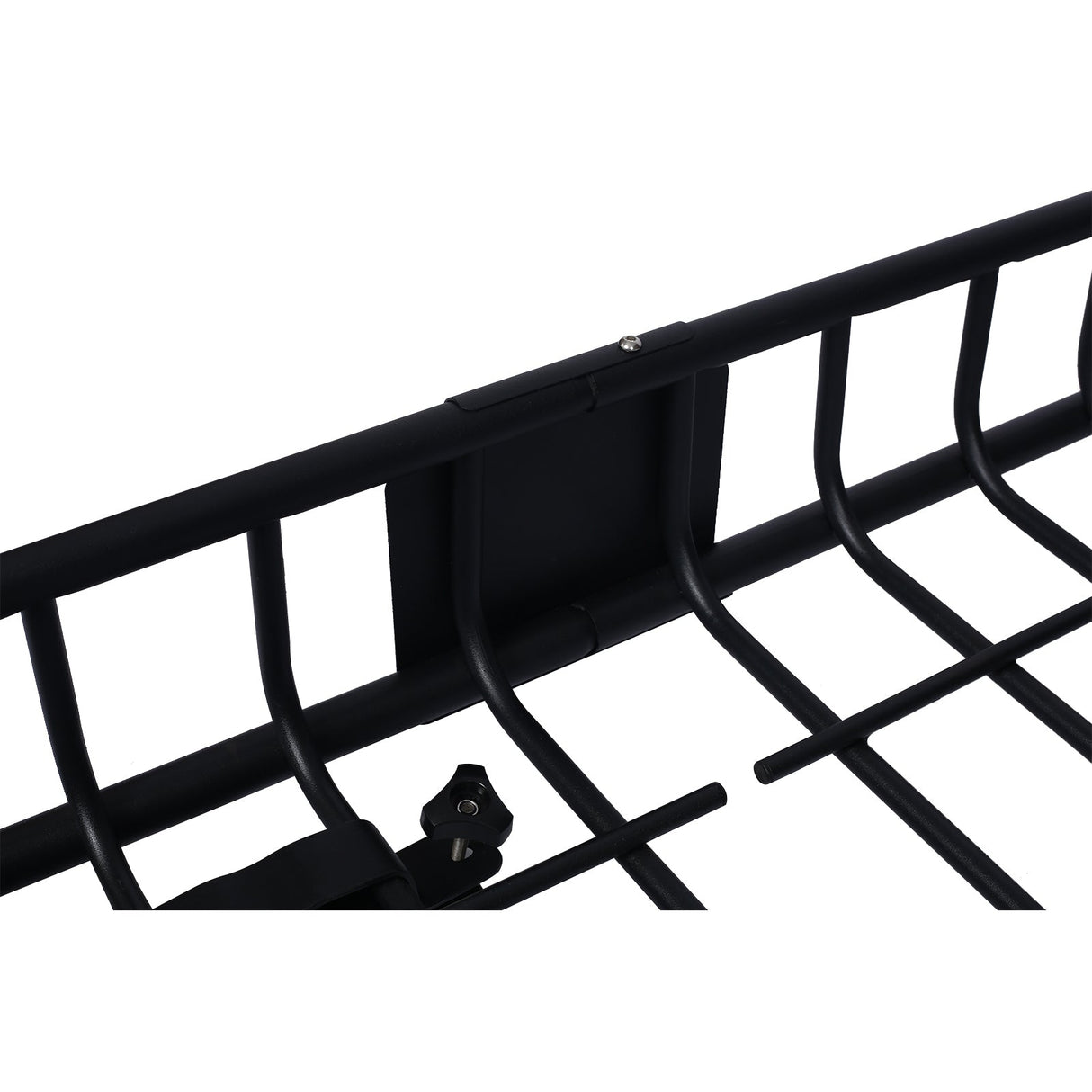 Rooftop Cargo Carrier Basket Rack Mount 42" Steel - Black - Fab Heavy Parts