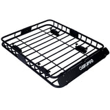 Rooftop Cargo Carrier Basket Rack Mount 42" Steel - Black - Fab Heavy Parts