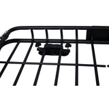 Rooftop Cargo Carrier Basket Rack Mount 42" Steel - Black - Fab Heavy Parts