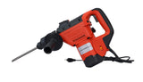 Rotary Hammer 1100W 1 - 1/2" SDS Plus Drill 3 Functions Red Black - Fab Heavy Parts