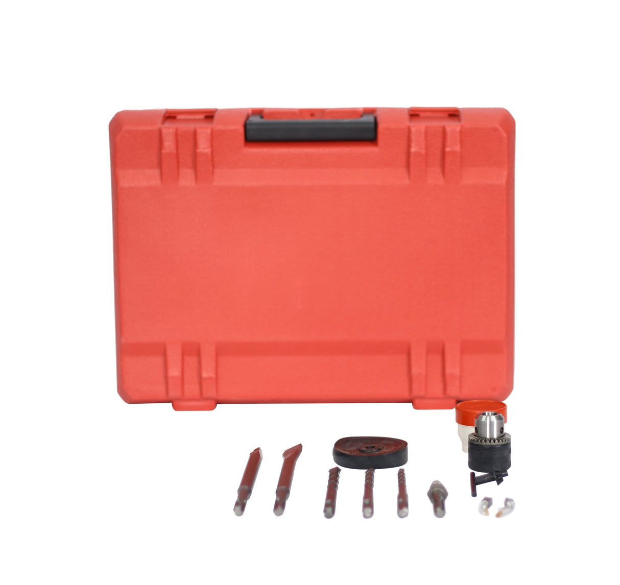 Rotary Hammer 1100W 1 - 1/2" SDS Plus Drill 3 Functions Red Black - Fab Heavy Parts