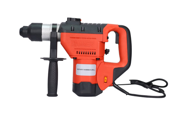 Rotary Hammer 1100W 1 - 1/2" SDS Plus Drill 3 Functions Red Black - Fab Heavy Parts