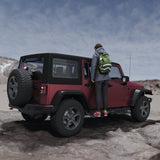 Running Boards Drop Down Steps Bars Fits For 07 - 18 Jeep Wrangler JK Unlimited 4 Door - Fab Heavy Parts