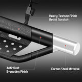 Running Boards Fits For 07 - 18 Jeep Wrangler JK 4 Doors Black Powder Coated Side Steps - Fab Heavy Parts