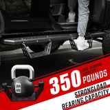 Running Boards Fits for Ford Bronco 4 Door 2021 - 2024 (Not Fit for Sport) Two Stairs Side Steps Anti - Slip Drop Down Rock Sliders Step Bars - Fab Heavy Parts