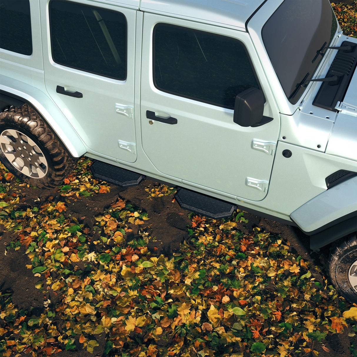 Running Boards For 2018 - 2025 Jeep Wrangler JL 2020 - 2025 Jeep Gladiator JT 4 Doors - Fab Heavy Parts