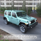 Running Boards For 2018 - 2026 Jeep Wrangler JL For 2020 - 2026 Jeep Gladiator JT 4 Doors - Fab Heavy Parts