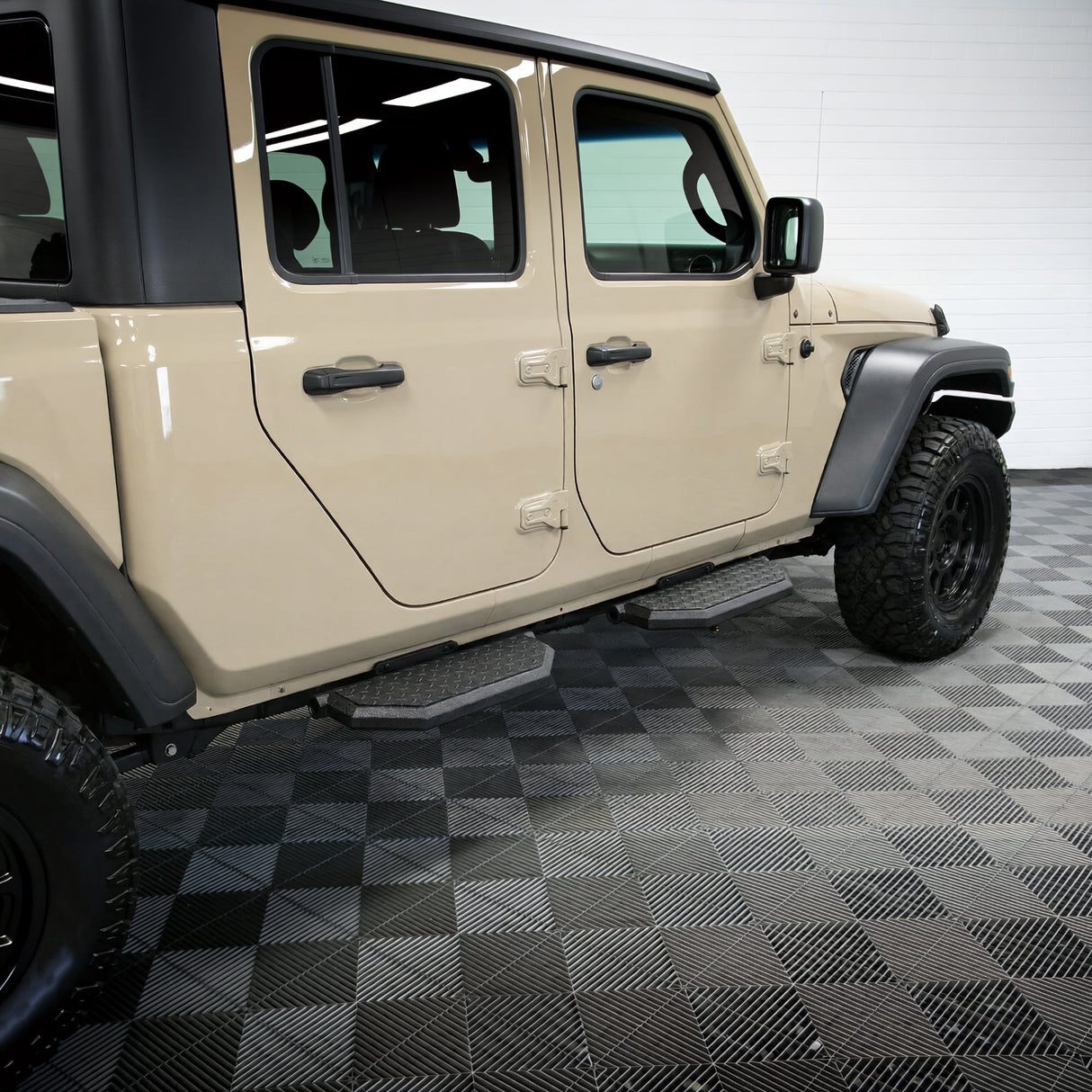 Running Boards For 2018 - 2026 Jeep Wrangler JL For 2020 - 2026 Jeep Gladiator JT 4 Doors - Fab Heavy Parts