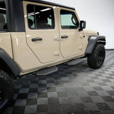 Running Boards For 2018 - 2026 Jeep Wrangler JL For 2020 - 2026 Jeep Gladiator JT 4 Doors - Fab Heavy Parts