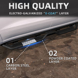 Running Boards Nerf Bars For 2019 - 2026 Chevy Silverado GMC Sierra 1500 Crew Cab - Fab Heavy Parts