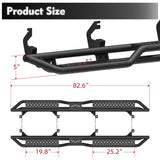 Running Boards Nerf Bars For 2019 - 2026 Chevy Silverado GMC Sierra 1500 Crew Cab - Fab Heavy Parts