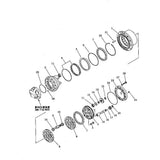 RV Gear TZ200B1204-01 for Komatsu CS210-1 PC60-6 PC70-6 PC100-3 PC100-5/6 PC120-3 PC120-5/6 PC130 Travel Motor - Fab Heavy Parts