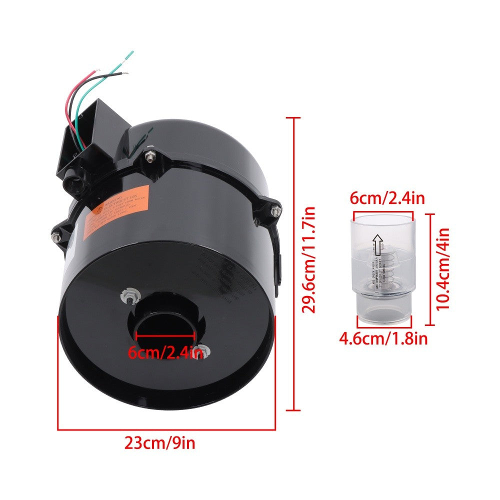 Air Supply Silencer Pool Spa Hot Tub Blower For 2 Inch Plumbing 1HP 240V 6310241