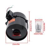 Air Supply Silencer Pool Spa Hot Tub Blower For 2 Inch Plumbing 1HP 240V 6310241