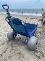Two 16" Beach Wheels Balloon Fishing Kayak Sand Cart Tires for 3/4" axle New