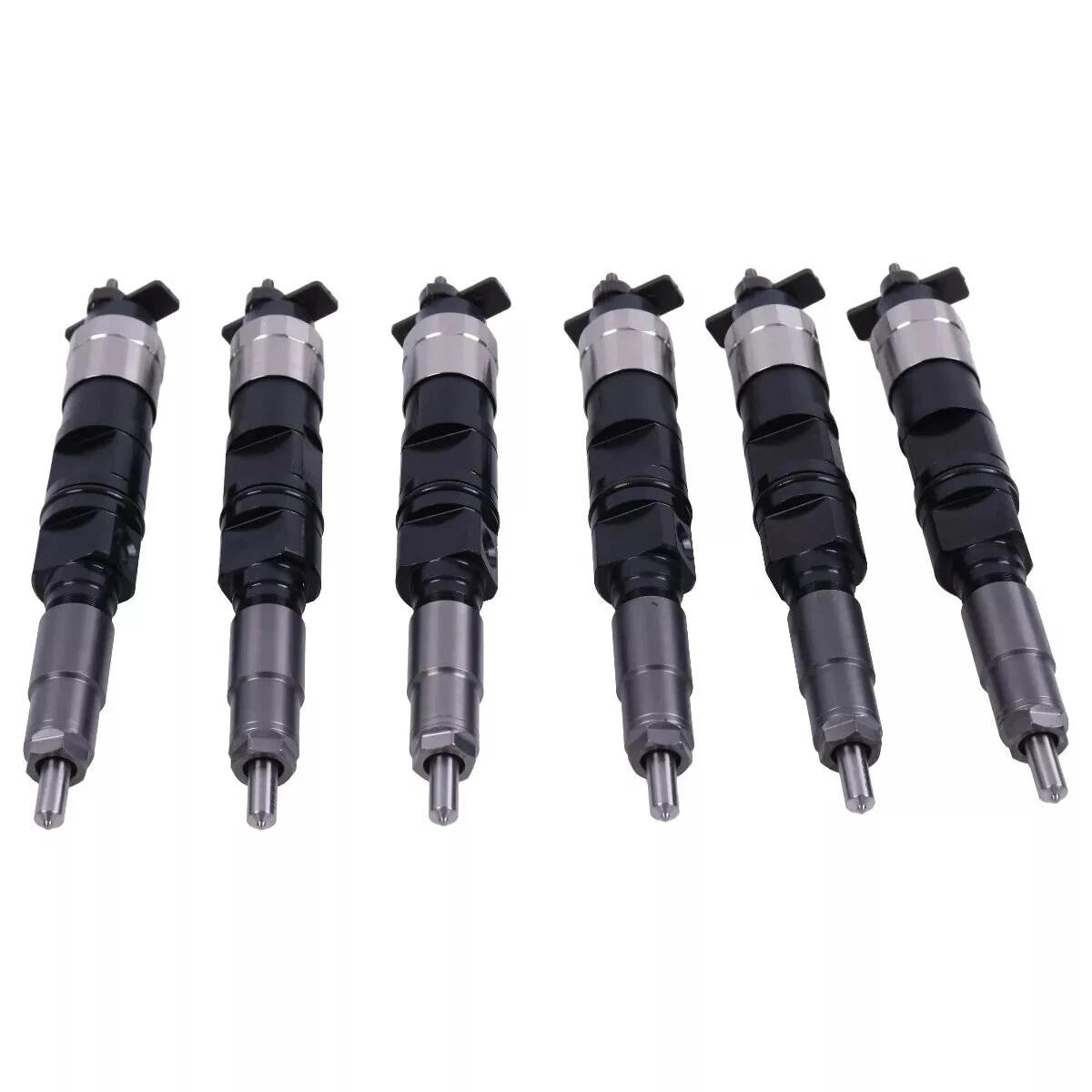 6X Fuel Injector DZ100221 SE501947 RE546776 Fits for John Deere 260E 310E 670G 770G