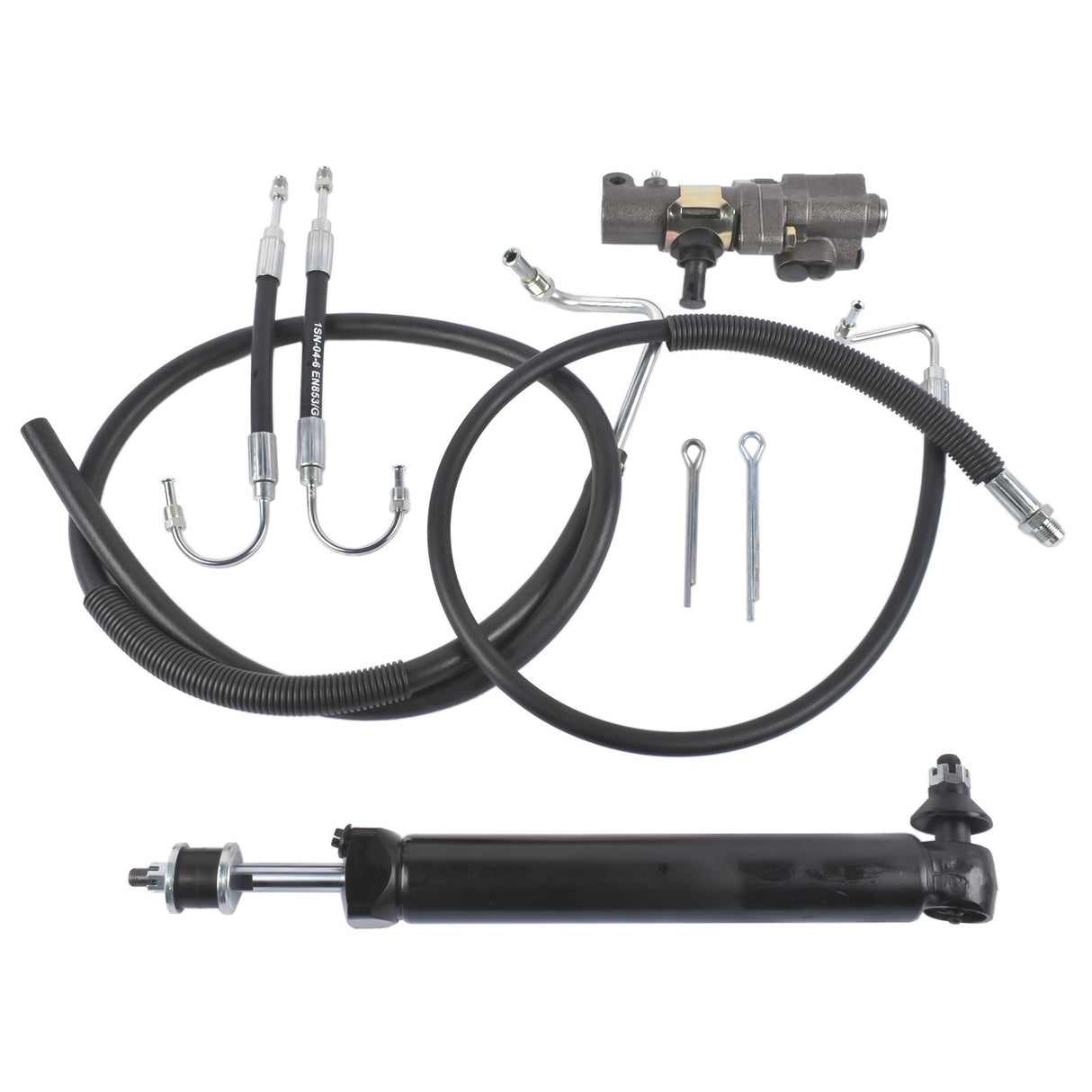 PS1A-PSV2-PSHKIT5 Power Steering Cylinder Valve Hoses Kit for Chevy Bel Air Impala 1960-1964 Base