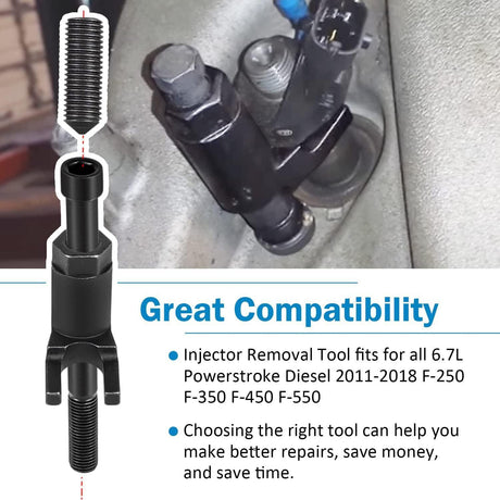 Fuel Injector Removal Tool 3418 for Ford Powerstroke 6.7L Diesel 2011-2018