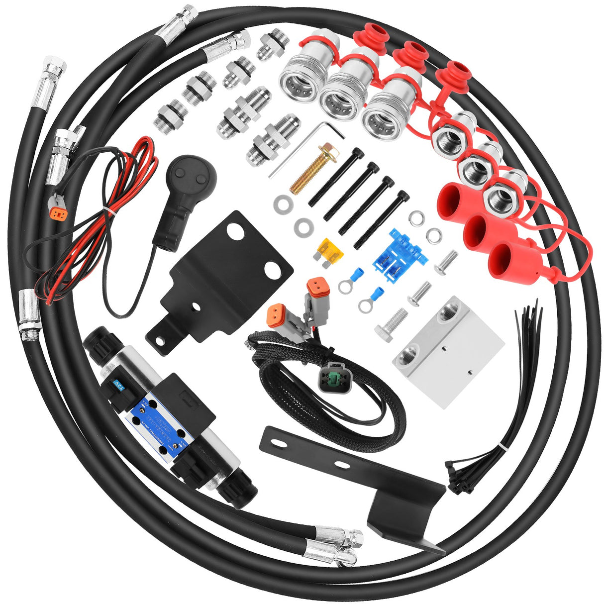 Third Function Valve Kit TFK3 Fits for Kubota L4600 L4701 Series Tractors