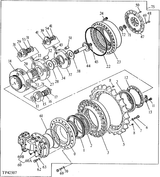 TZ573B1021-00 Bearing For Komatsu PC45MR PC45R PC50UD PC50UU PC58SF