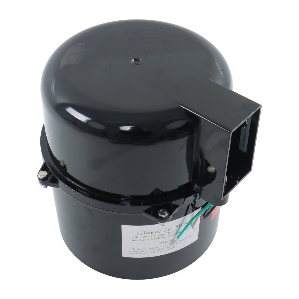 Air Supply Silencer Pool Spa Hot Tub Blower For 2 In Plumbing 1.5HP 120V 6315141