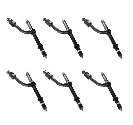6 Pieces Fuel Injector SE501164 AR50782 Fits for John Deere Engine 6.531D 5020
