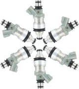 6PCS New Fuel Injectors 23250-62030 23209-62030 Fits for Toyota 4Runner 3.4L 1997-98