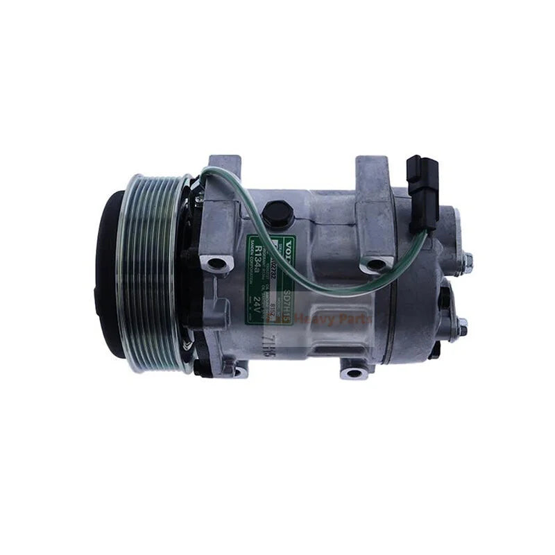 7H15 A/C Kompressor 4493 med PV8 Clutch Passer til Volvo Truck VHD VNL VNM VNX