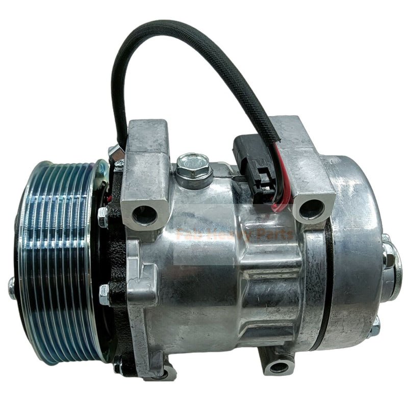 Sanden SD7H13 A/C Compressor 332/X9269 8PK 12V Fits For JCB 225 260 280 300T 119mm - Fab Heavy Parts