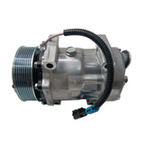 SD7H15 A/C Compressor 299-2212 2992212 FITS para Caterpillar Cat Backhoe Loader 416E 420E 422E 422F 428E 430E 432F 434F 442E 444F