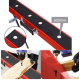 Saw Horses 2 Pack Folding Portable Work Horse with Fast Open Legs for Garage Workshop Fully Assembled - red&black - Fab Heavy Parts