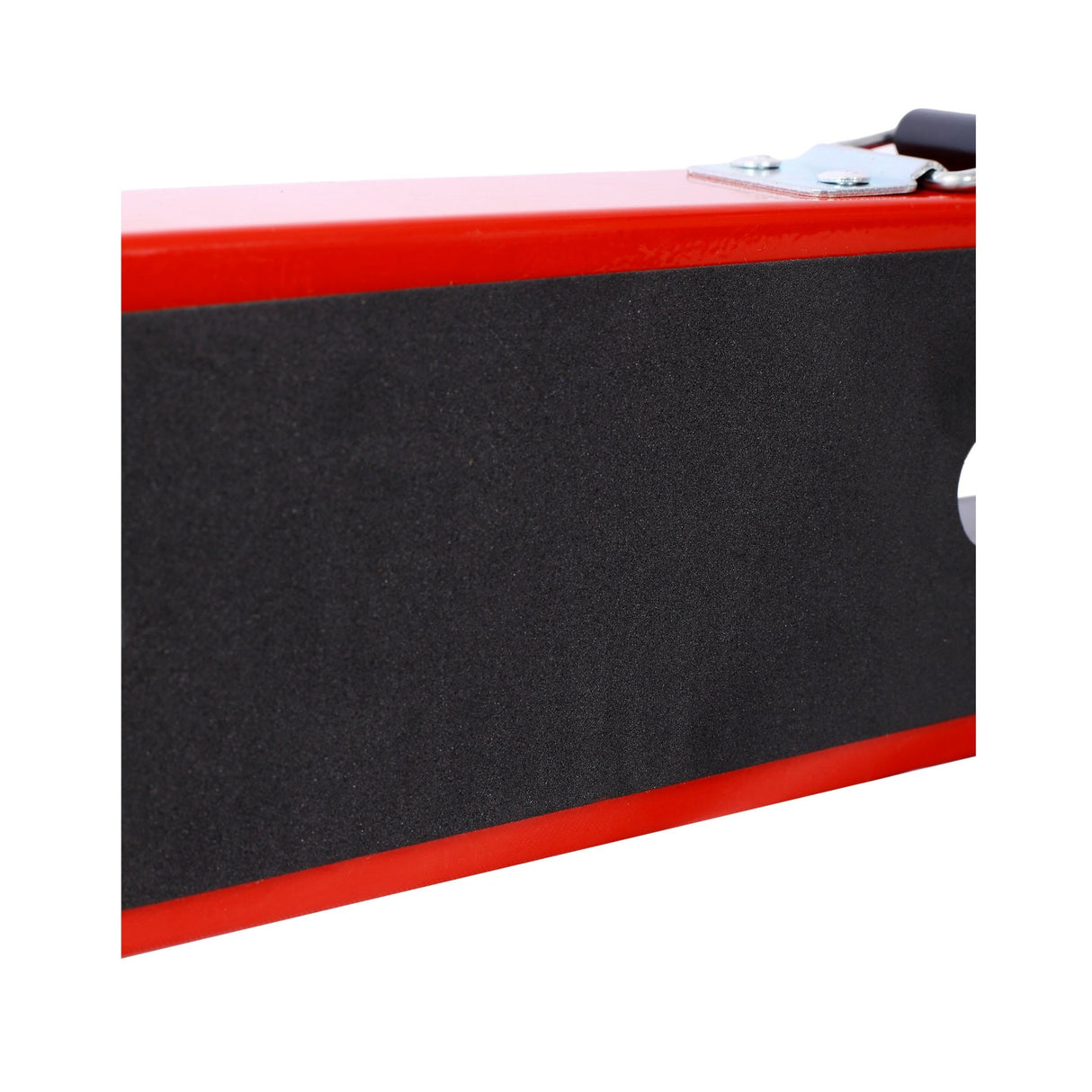 Saw Horses 2 Pack Folding Portable Work Horse with Fast Open Legs for Garage Workshop Fully Assembled - red&black - Fab Heavy Parts