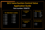 SCV Valve Suction Control Valve 7256772 Aftermarket Replacement For Bobcat A770 E32 E35 E42 E45 E50 E55 E85 S450 S510 S530 S550 S570 S590 S595 - Fab Heavy Parts