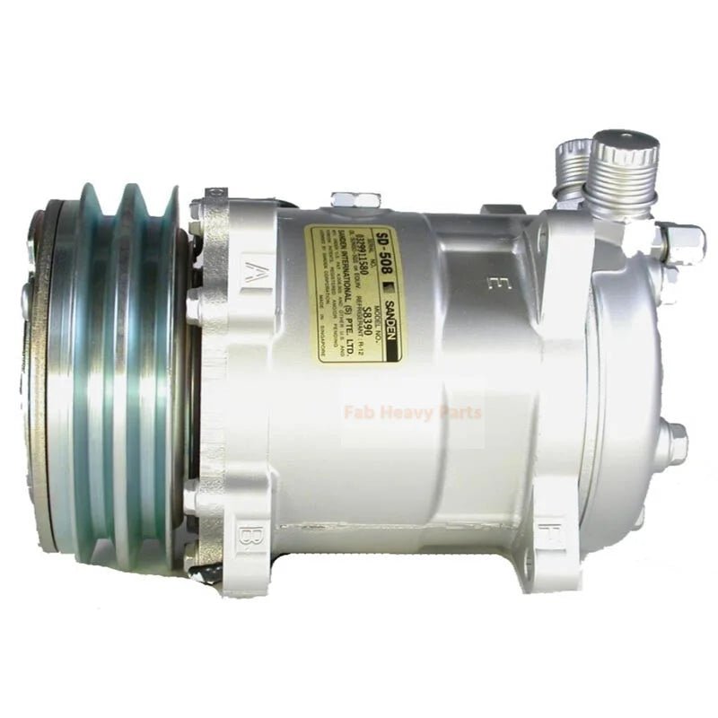 SD5S14 A/C Compressor 690711M1 Fits for Massey Ferguson Tractor 670 675 690 698 699 - Fab Heavy Parts