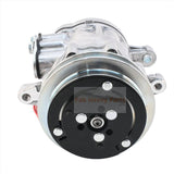 SD7B10 A/C Compressor 4615804 Fits for Hitachi ZX27U - 3 ZX29U - 3 ZX30U - 3 ZX33U - 3 ZX35U - 3 ZX38U - 3 ZX40U - 3 ZX48U - 3 ZX50U - 3 John Deere 35G 35D 27D 50D 50G Excavator - Fab Heavy Parts