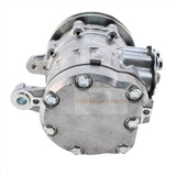 SD7B10 A/C Compressor 4615804 Fits for Hitachi ZX27U - 3 ZX29U - 3 ZX30U - 3 ZX33U - 3 ZX35U - 3 ZX38U - 3 ZX40U - 3 ZX48U - 3 ZX50U - 3 John Deere 35G 35D 27D 50D 50G Excavator - Fab Heavy Parts