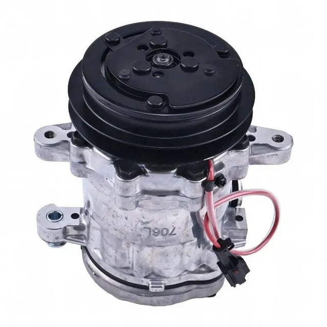 SD7B10 A/C Compressor 4615804 for Hitachi ZX27U - 3 ZX29U - 3 ZX30U - 3 ZX33U - 3 ZX35U - 3 ZX38U - 3 ZX40U - 3 ZX48U - 3 ZX50U - 3 John Deere 35G 35D 27D 50D 50G Excavator - Fab Heavy Parts