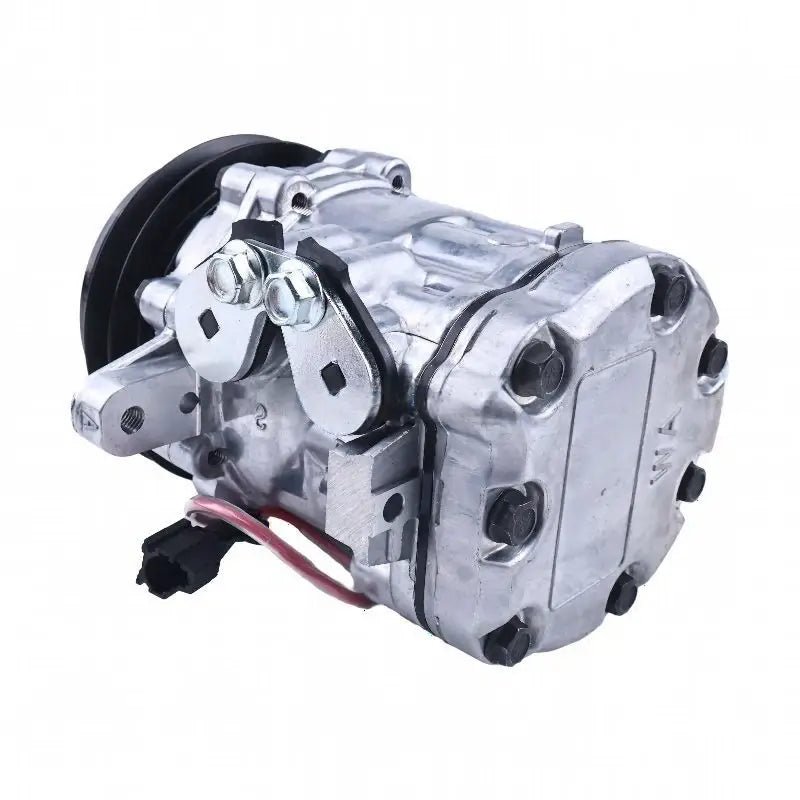 SD7B10 A/C Compressor KHR3536 for CASE Crawler Excavator CX75SR CX80 - Fab Heavy Parts