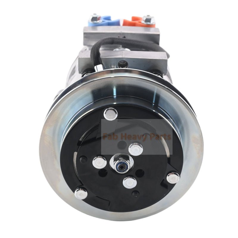 SD7H13 A/C Compressor 4674027 Fits for Hitachi Excavator ZX60USB - 3 ZX60USB - 3F ZX60USBNA - 3 ZX65USB - 3F - Fab Heavy Parts